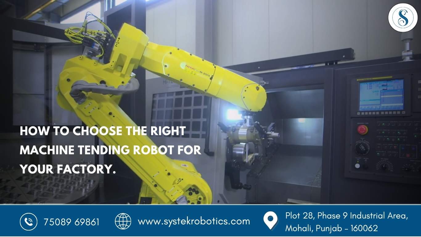 machine tending robot