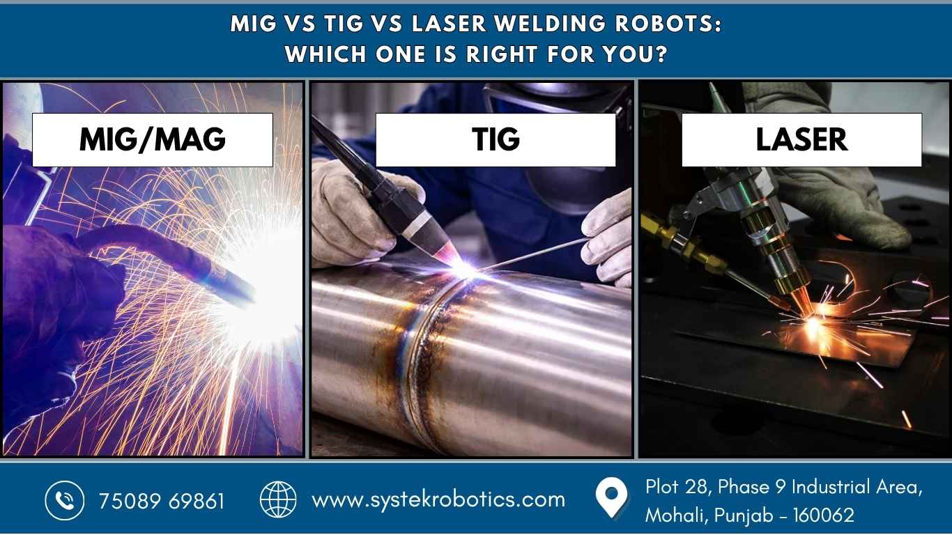 Mig tig laser welding robots
